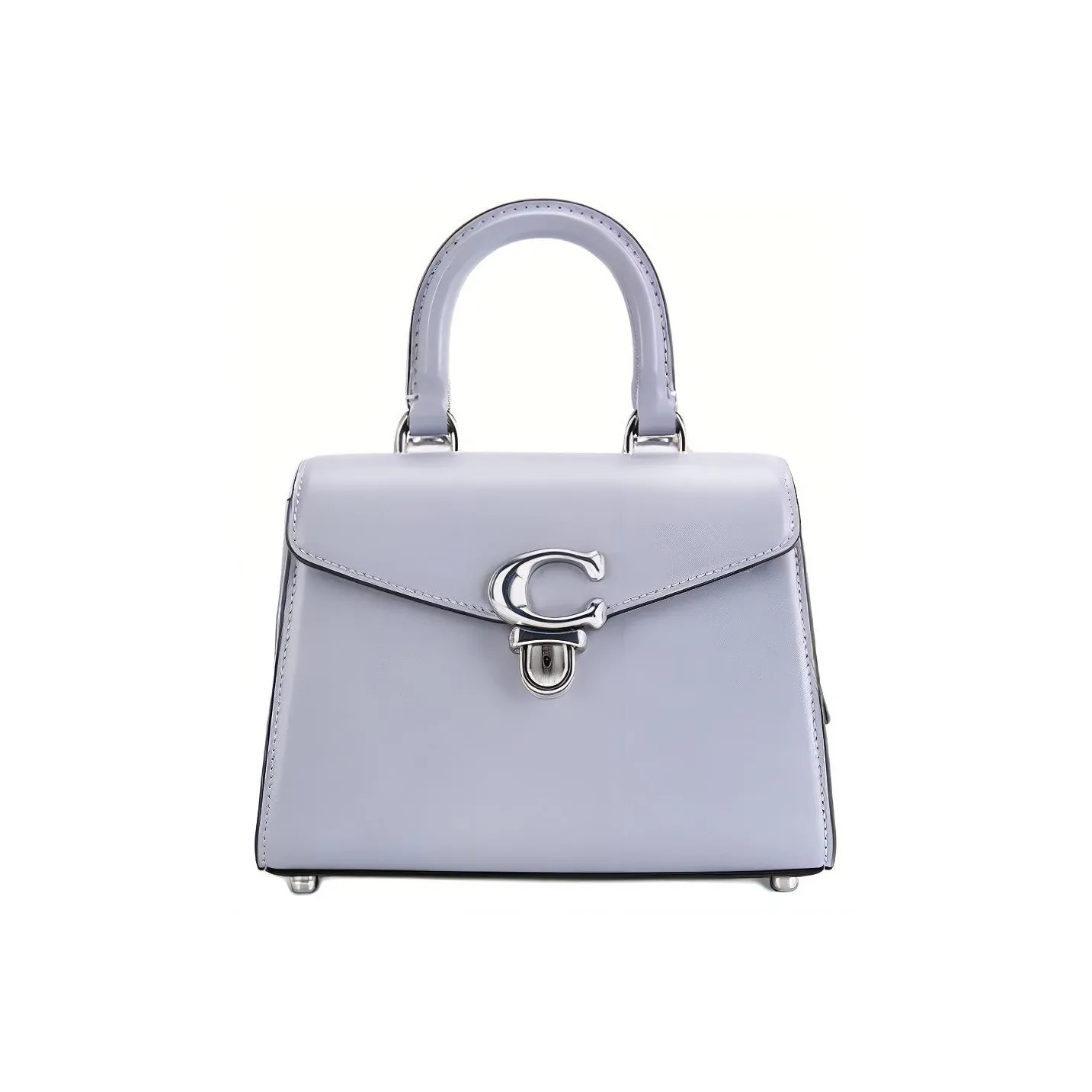 COACH Sammy Cow Leather Dior Bag Shoulder Bag like Bag Handbag Small Size Women's Gray Blue