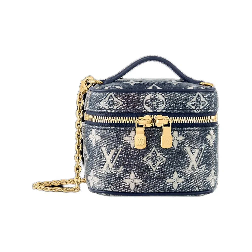 LOUIS VUITTON Micro Vanity Blue