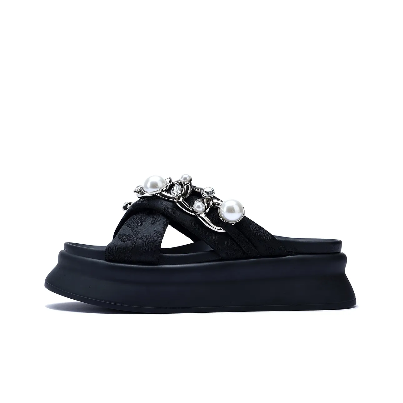 BELLALILY Женские шлепанцы с стразами