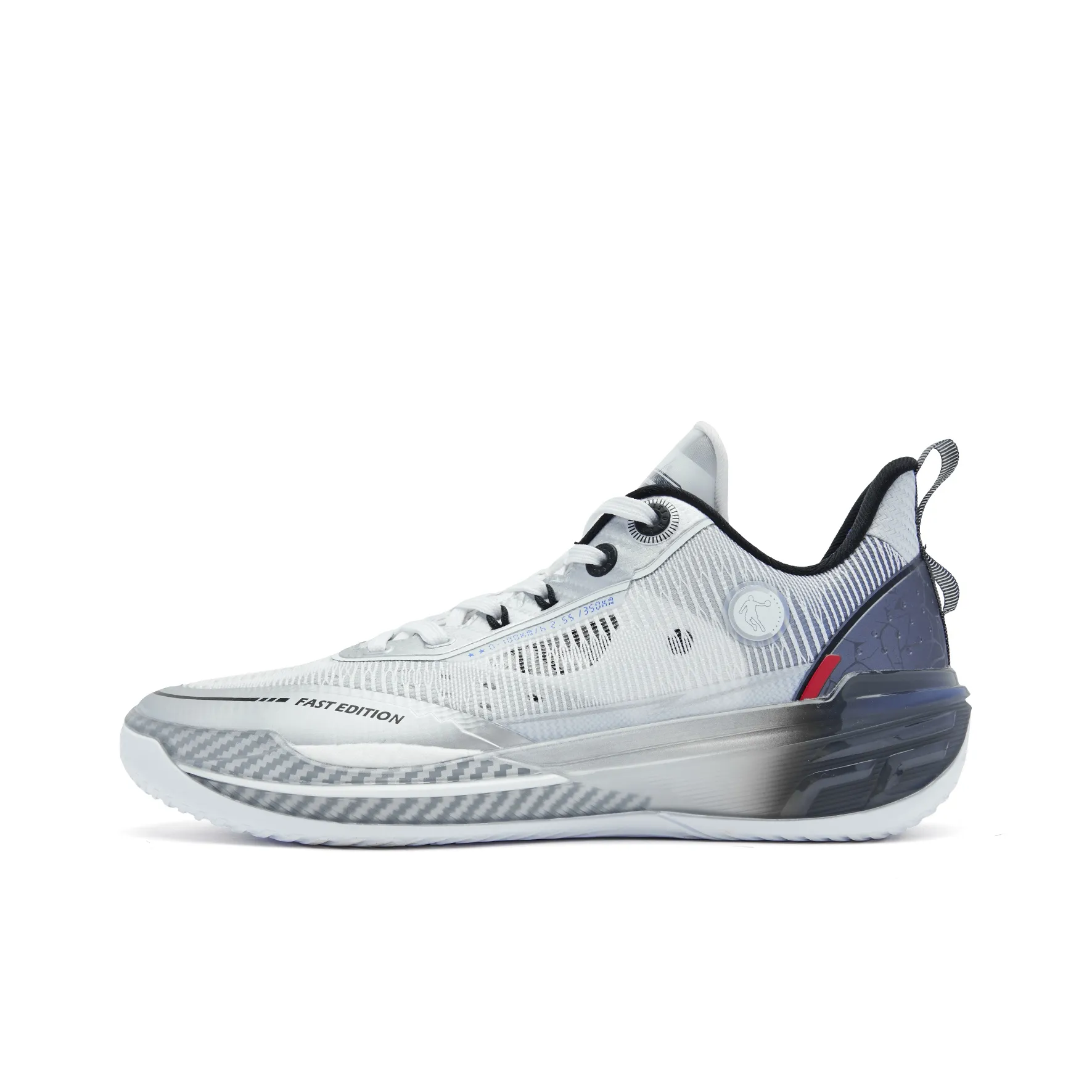 QIAODAN FE2,0 Devil Commander Low Топ Q KUNGFU TURBO Баскетбольные кроссовки Мужской Серый Серебряный