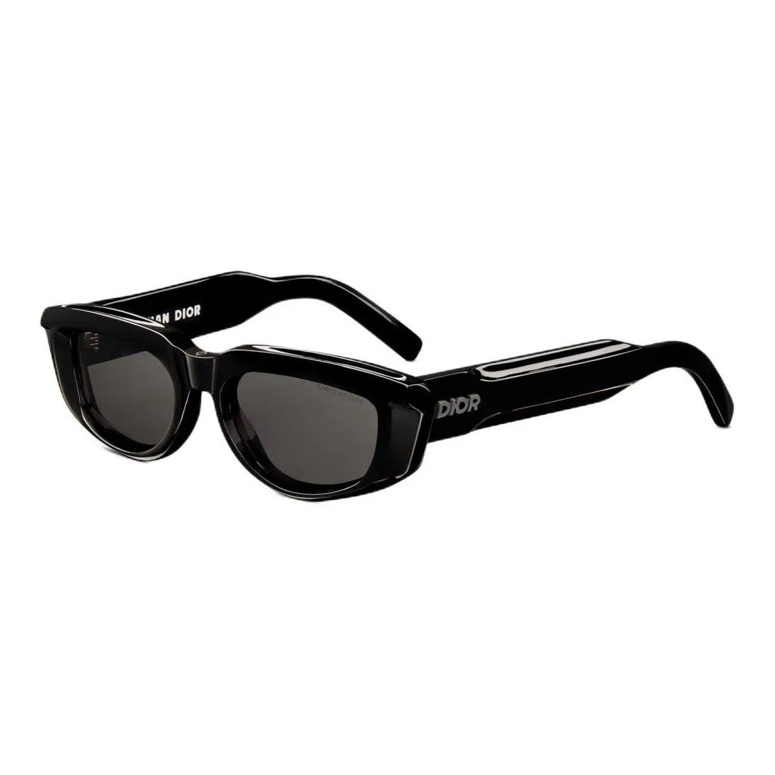 DIOR Acetate Cat Eye Sunglasses Men's Black
