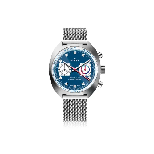 EDOX Автоматический Механический Часы Мужские Movement 41 мм Синий