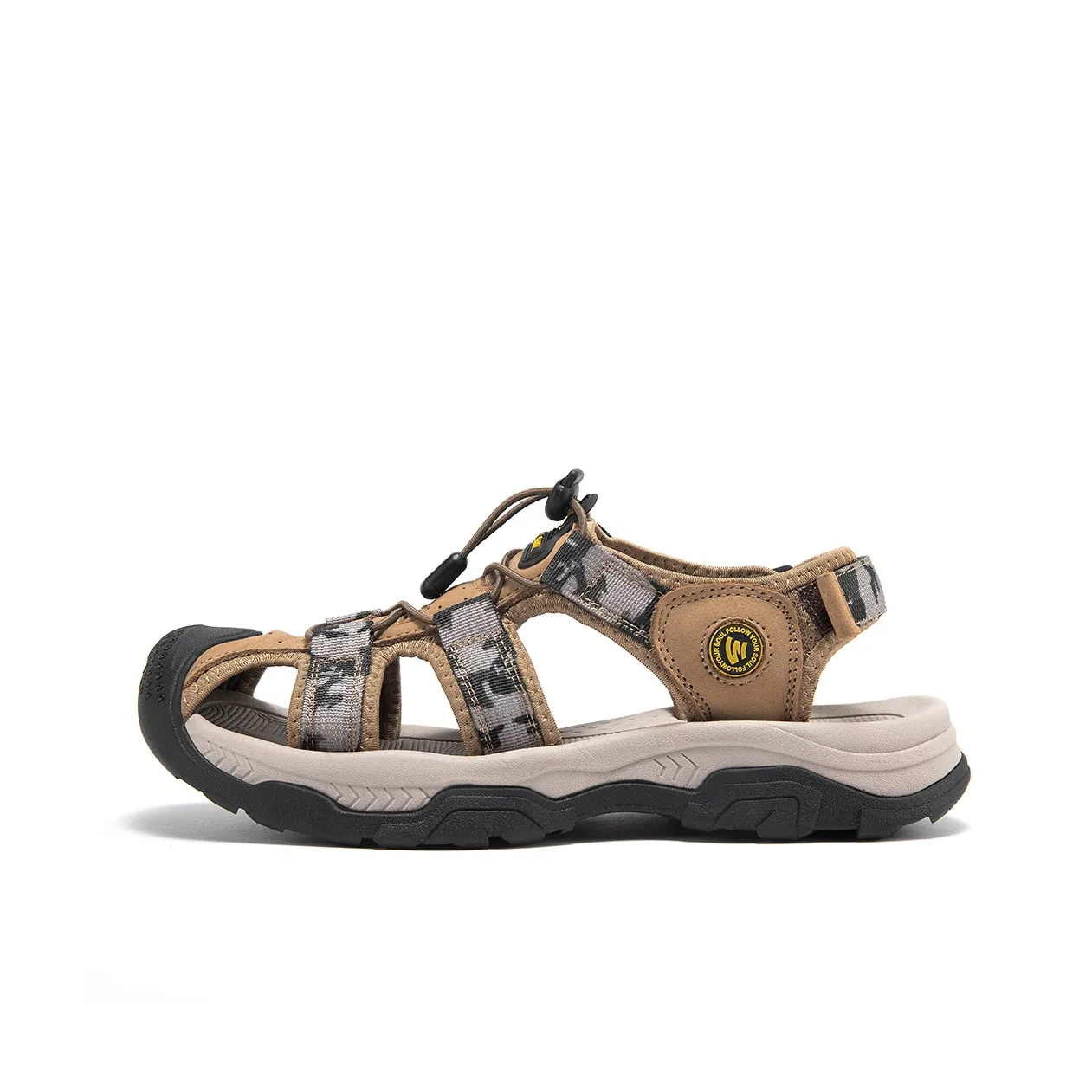 WALK SOUL Summer Cooling Commute Trendy Comfortable Versatile Beach Sandals Men's