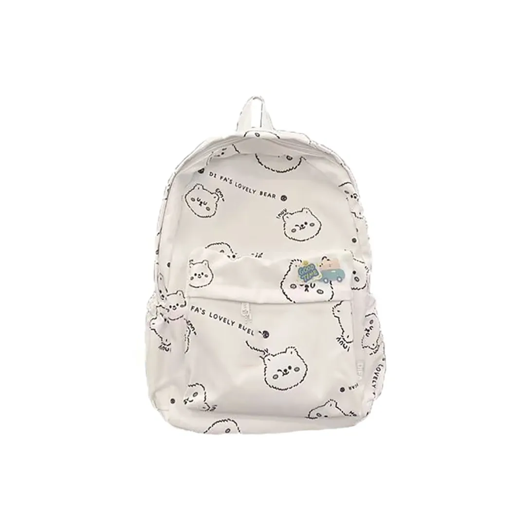 Barang Bear Нейлон Рюкзак Стандартный Унисекс Белый Розовый Черный