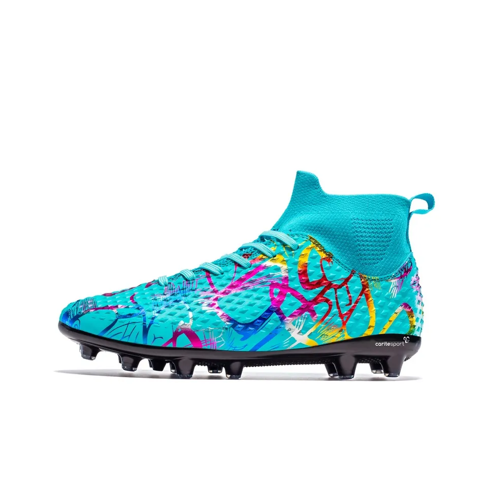 CariteSport Anti-Slip Wear-Resistant Breathable Supportive Balance-Enhancing Lightweight Soccer Shoes Unisex