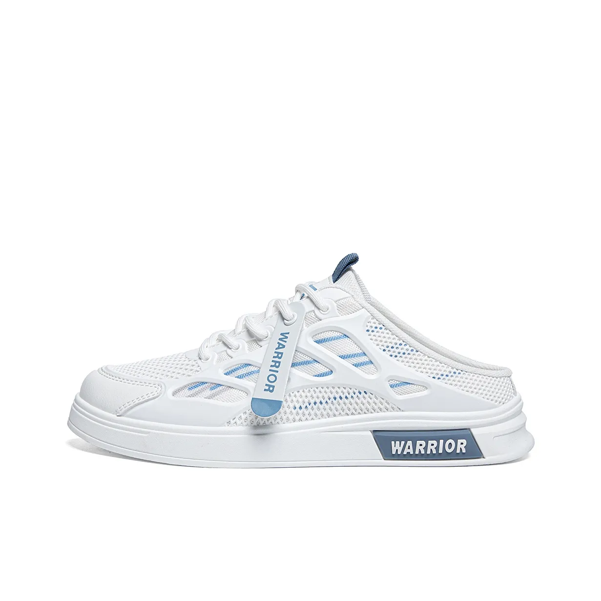 Warrior Wing series Домашние тапочки Шов Мужские Белый Светло-Синий