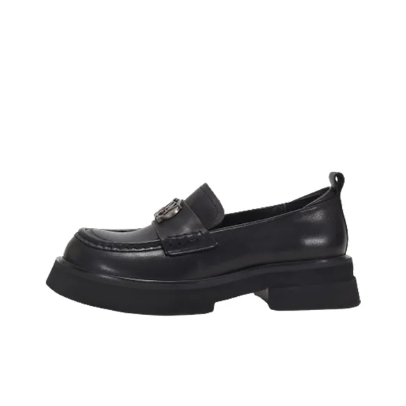 Teenie Weenie Loafers Women's Black/Ivory White