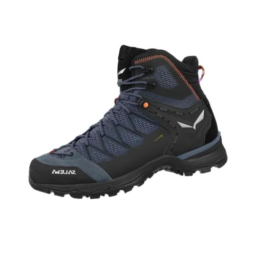 SALEWA Трекинговые ботинки Низкие Чёрно-синие Мужские