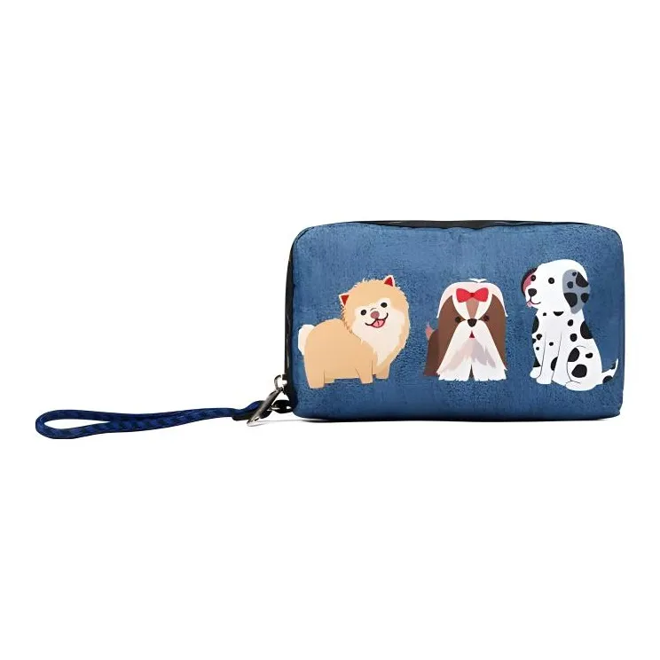 Skechers LeSportsac Коллаборация Ткань Клатч Стандартный Унисекс Джинсовый Синий