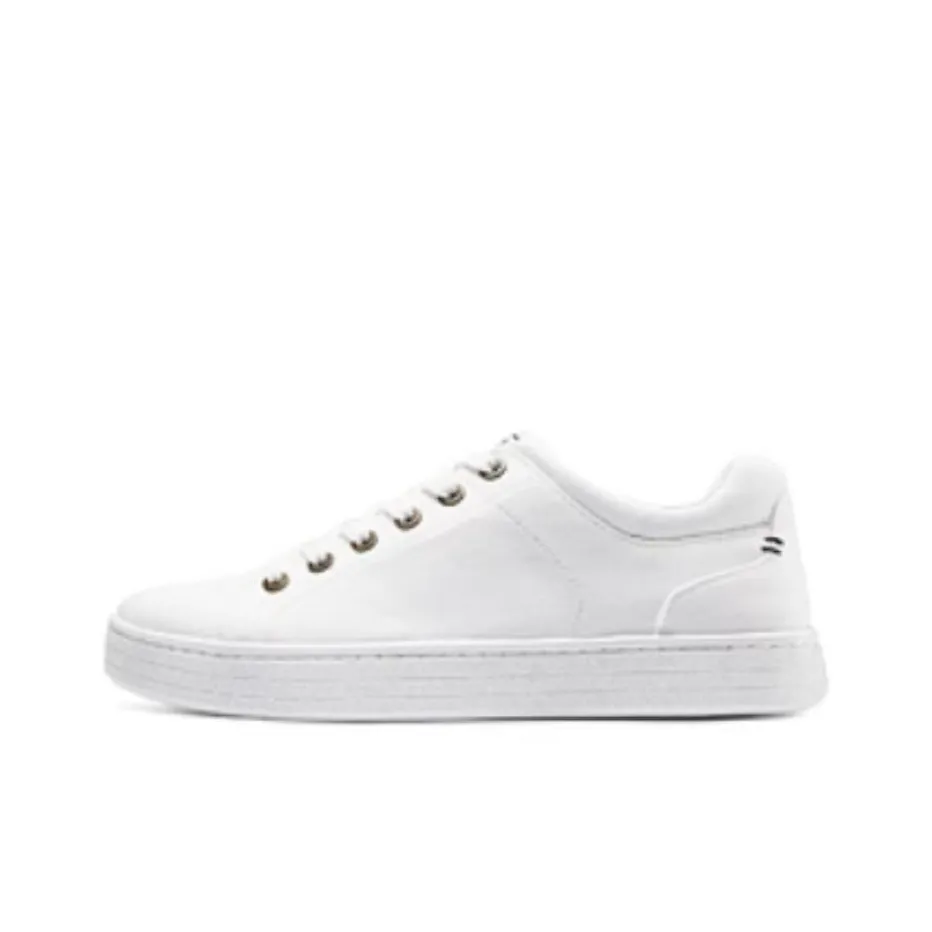 Skechers BOBS COPA Износостойкий и Легкий Низкий Топ Кеды Мужские Белые