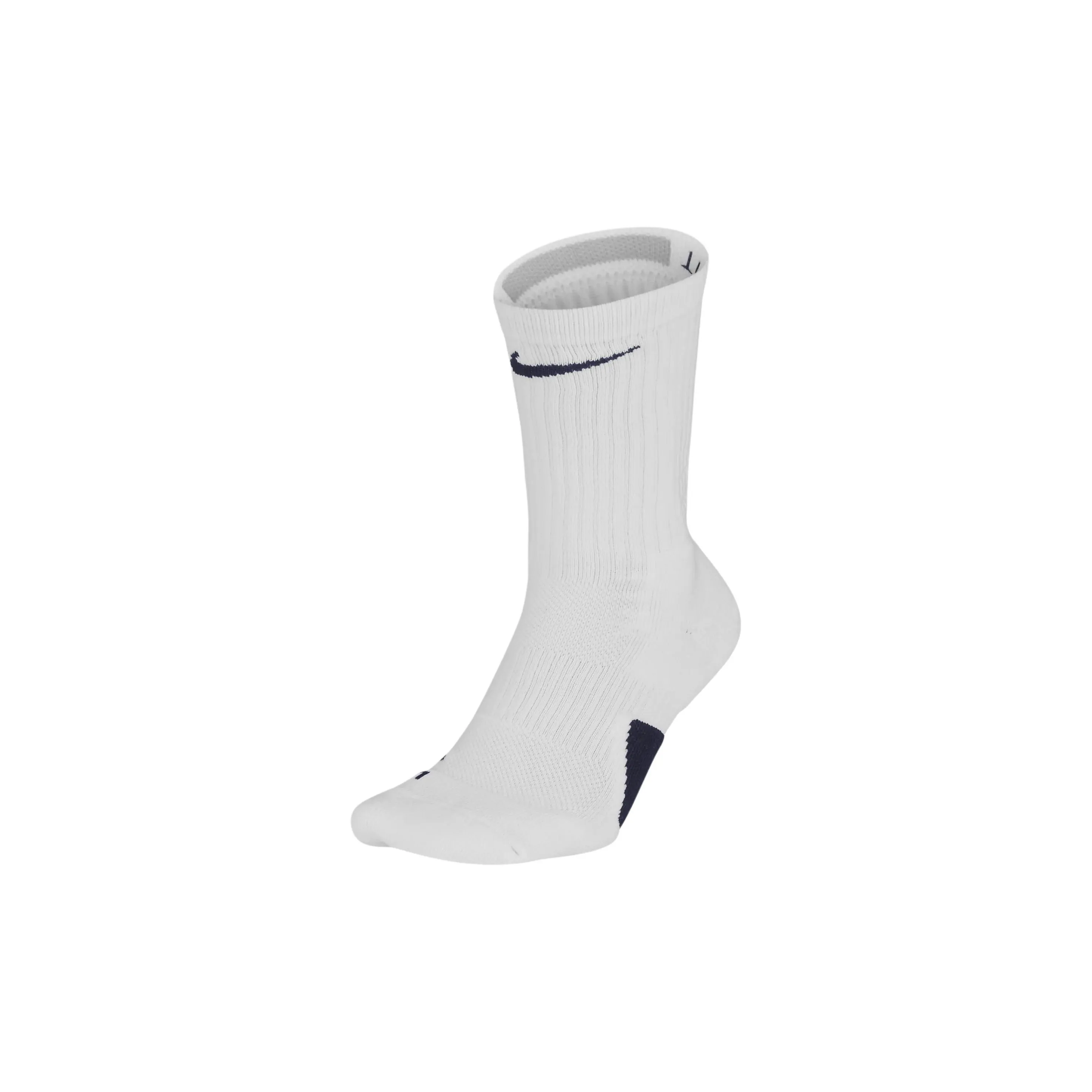Nike Basketball Socks Unisex 1 Pack White