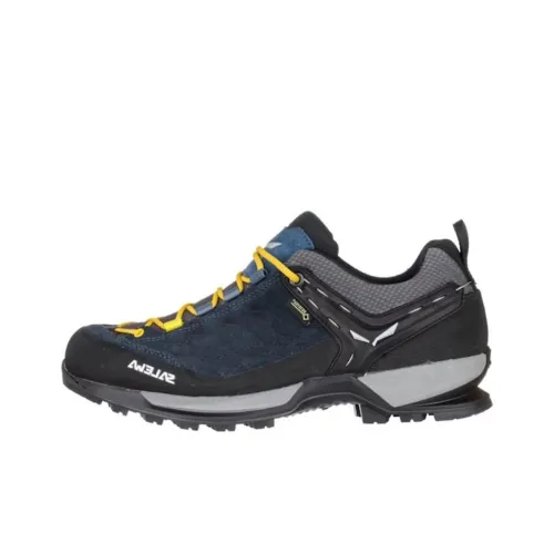 SALEWA Трекинговые ботинки Низкие Черный Синий Желтый Мужские
