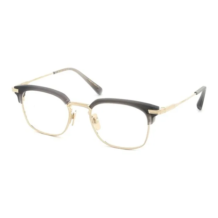 DITA Square Eyeglass Frames Unisex Gold