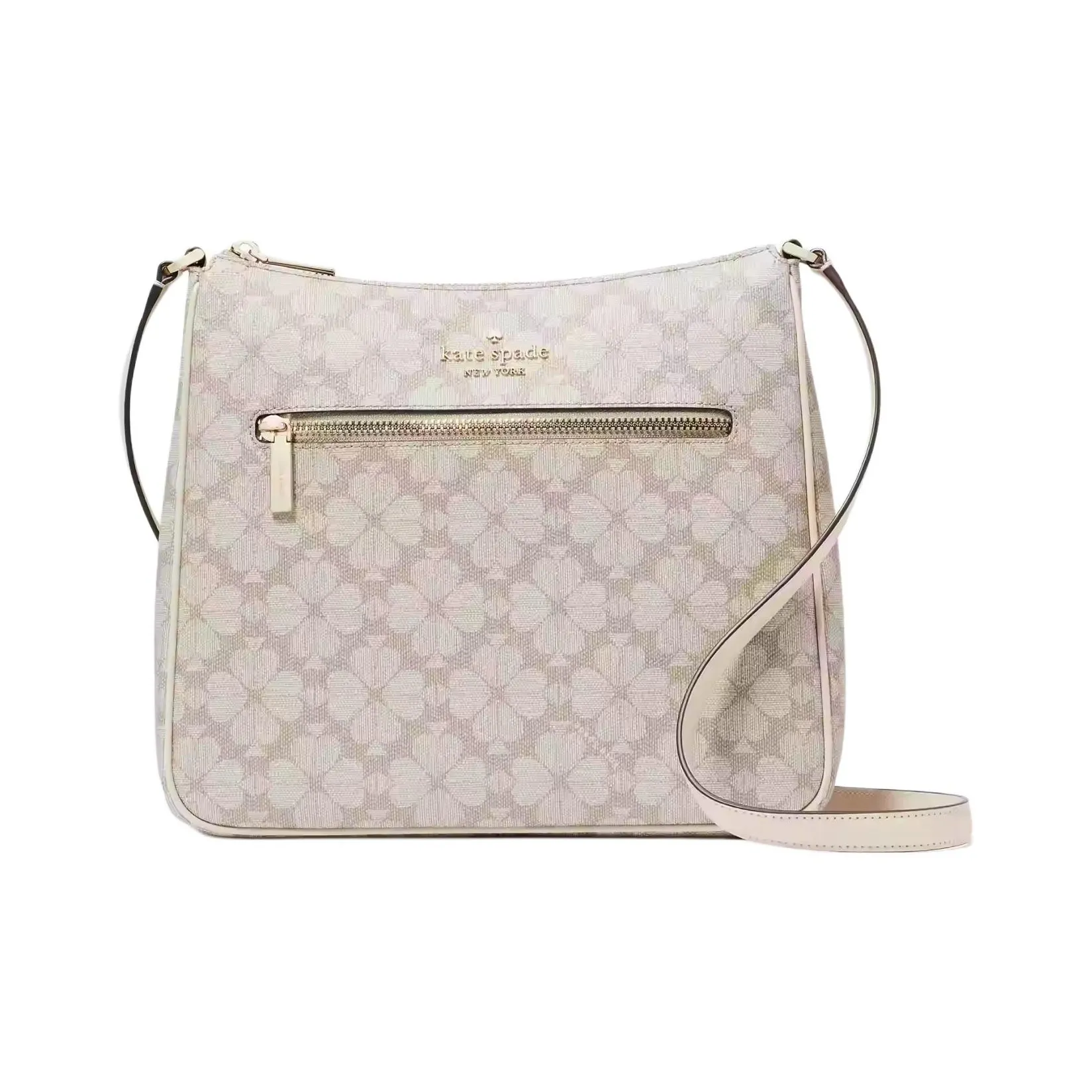 Kate Spade PVC Flower Shovel Shoulder Bag, Crossbody Bag Women's Dark Color Mushroom Hat Multicolor