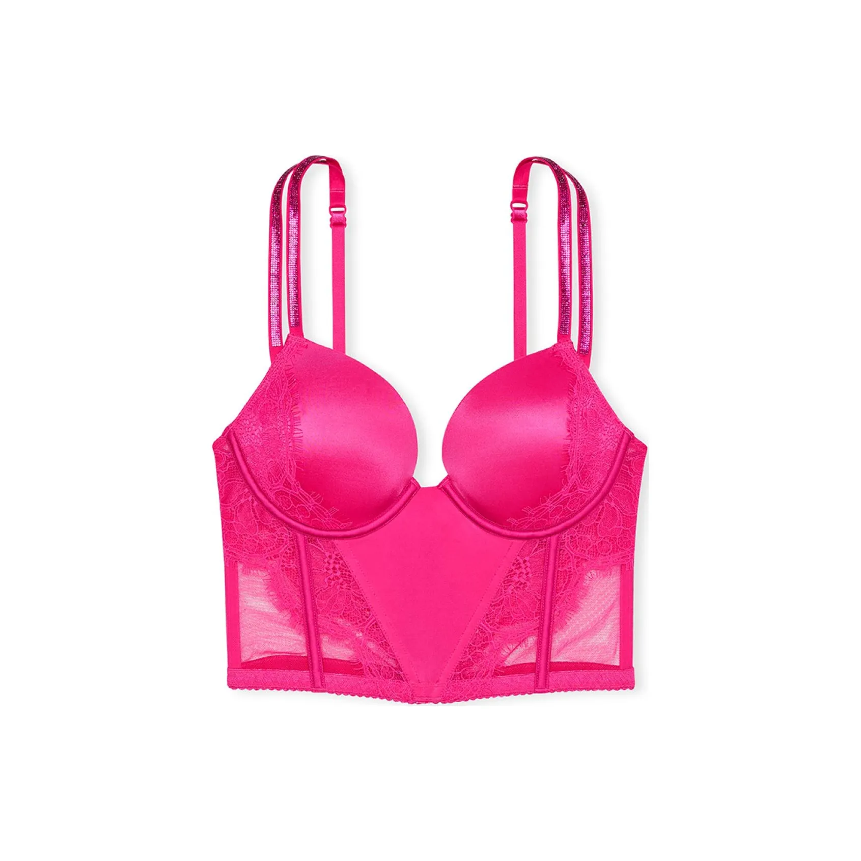 Victoria's Secret Hot Розовый/Барби розовый Женские Бюстгальтеры