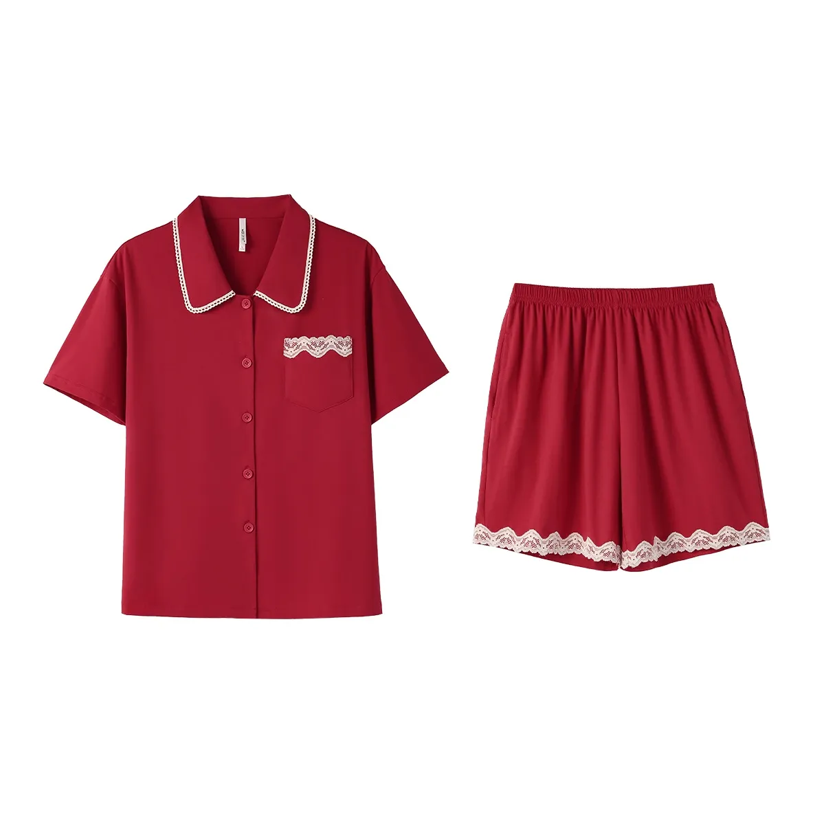 Aannsfam Pajama Комплект Женский Бордовый