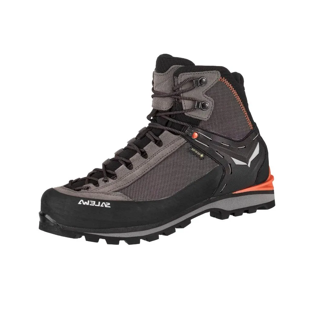 SALEWA CROW GORE TEX Wear resistant And Waterproof High Top Hiking Shoes Men's Brown