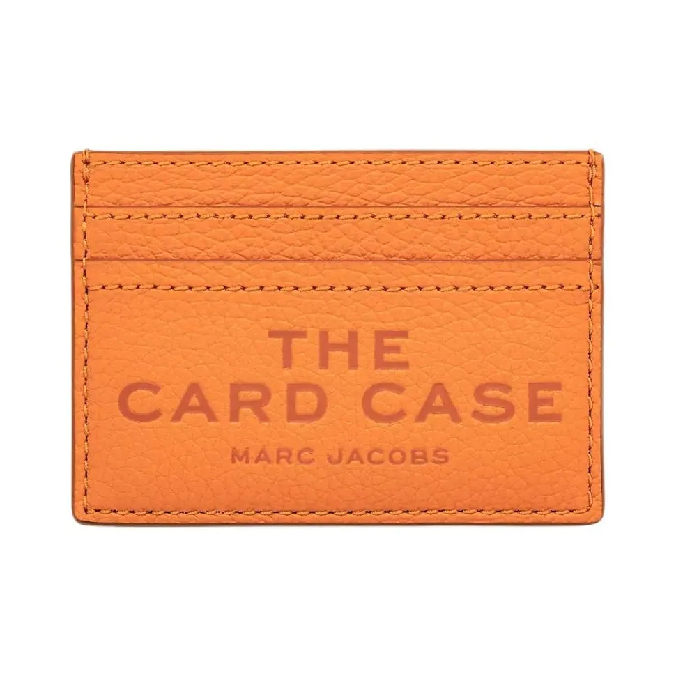 MARC JACOBS Logo-debossed Leather Cardholder