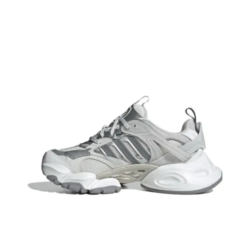 Adidas XLG RUNNER DELUXE Беговые кроссовки Низкие Серый/Кристально-белый/Светло-серый Унисекс
