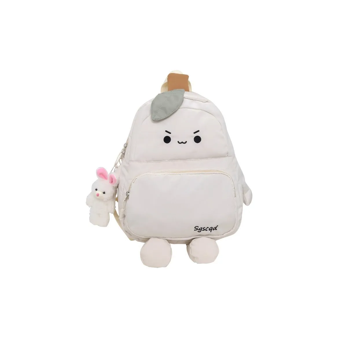 Barang Bear Nylon Backpack Regular Unisex White/Purple/Orange