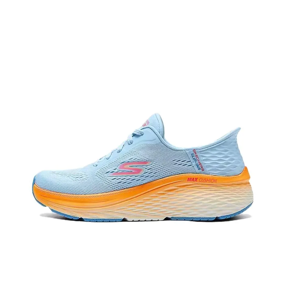 Skechers Women's GO Series Low Top Casual Y2K Vintage Running Shoes Women's Blue Orange