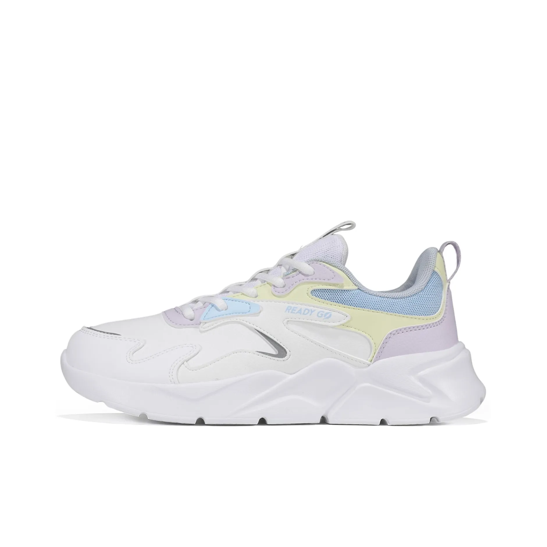 QIAODAN Shock Absorbers Slip Resistant Abrasion Resistant Low top Running Shoes Women's Jordan White
