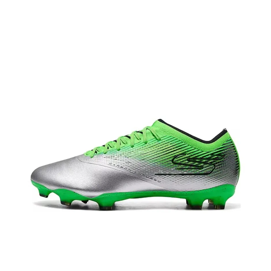 Skechers MEN'S GO BASKETBALL Artificial Ground Soccer Shoes Men's Silver Green