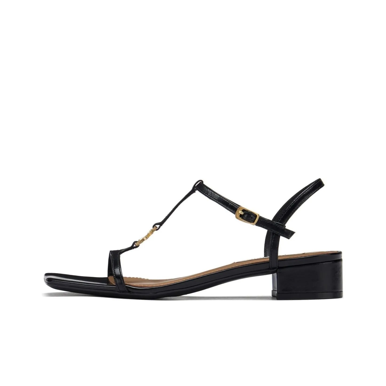 73Hours Gold Reflection One Strap Sandals 3 см Женские