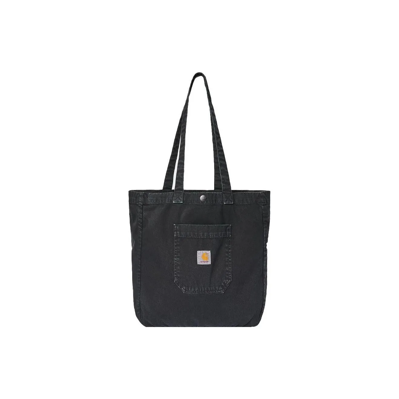 Carhartt WIP 100% Cotton Tote Bag, Shopping Bag, Shoulder Bag, Crossbody Bag Regular Men's Black