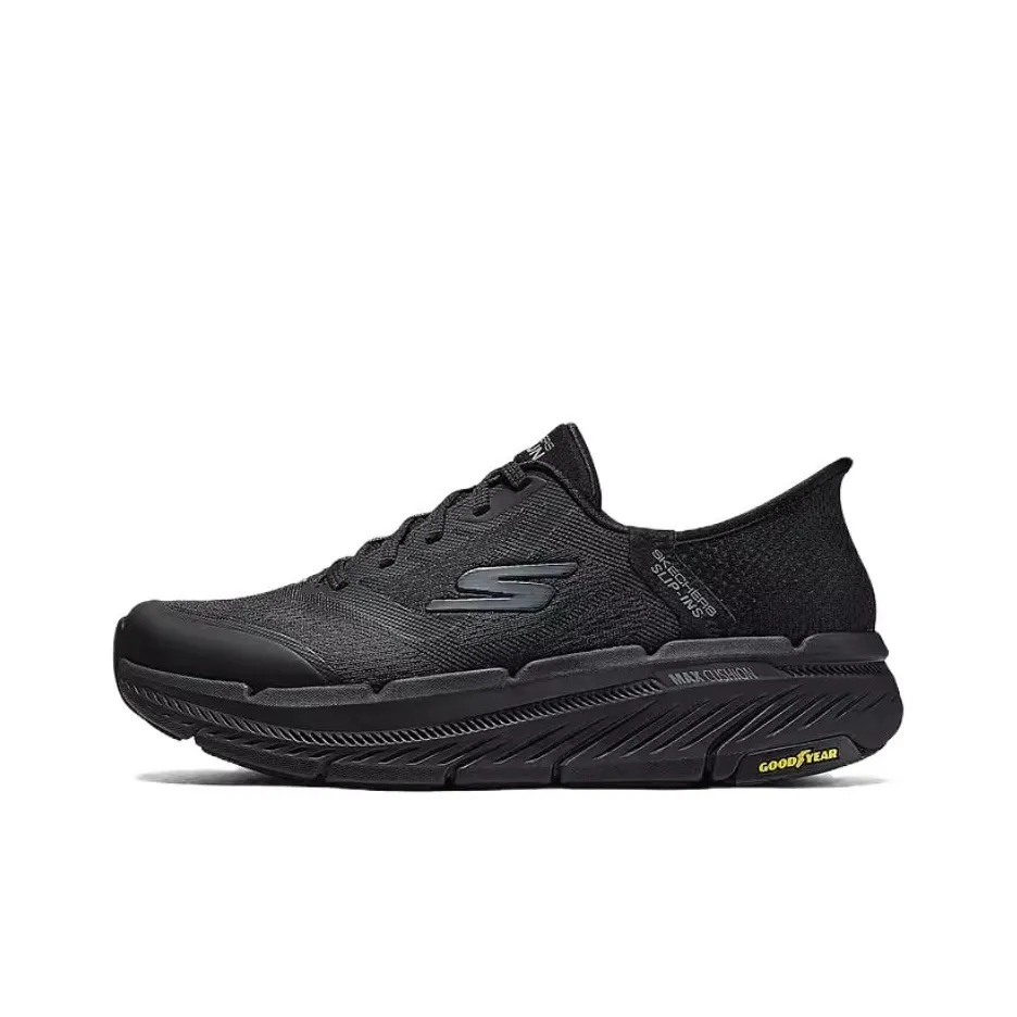 Skechers MEN'S GO Амортизация Дышащий Легкий Низкий Топ Беговые кроссовки Мужской Черный