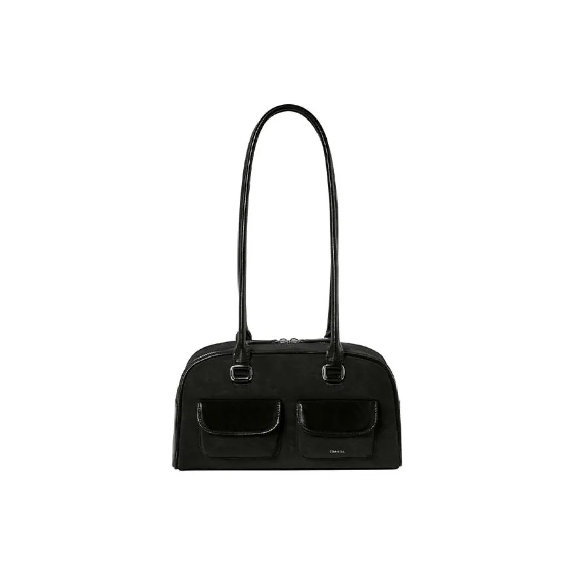 Stand Oil Веганская кожа Сумка через плечо Стандартная Женская Черная Кофейная Коричневая