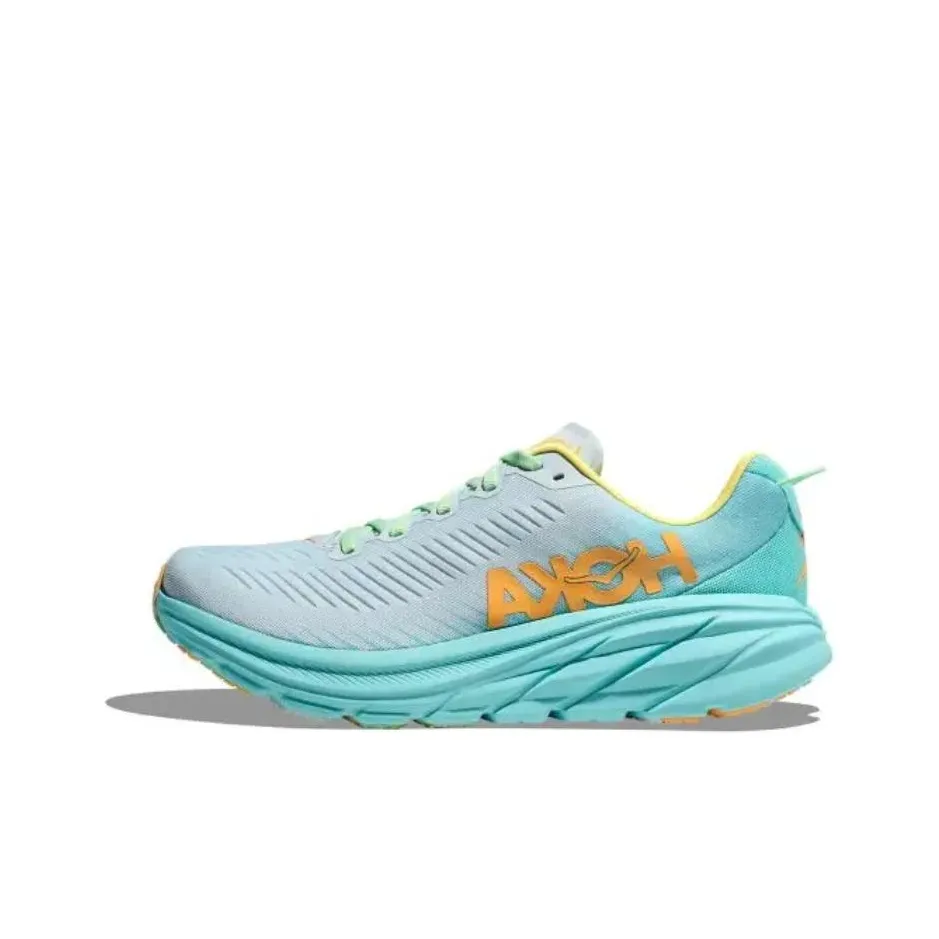 HOKA ONE ONE Rincon 3 Running Shoes Men Low-Top Phantom Blue/Azure Blue
