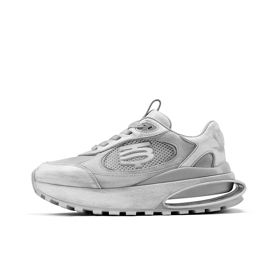 BREAD TREE Амортизаторы Slip-resistant Низкий Топ Повседневная обувь Женская Агат Серый