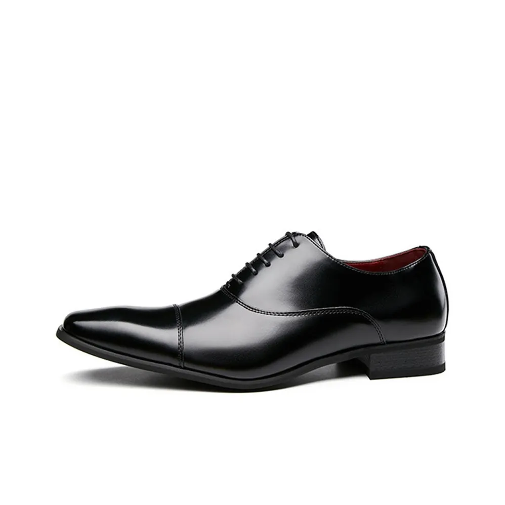 Bellum Han Dress Shoes Men Low Top Black, Brown