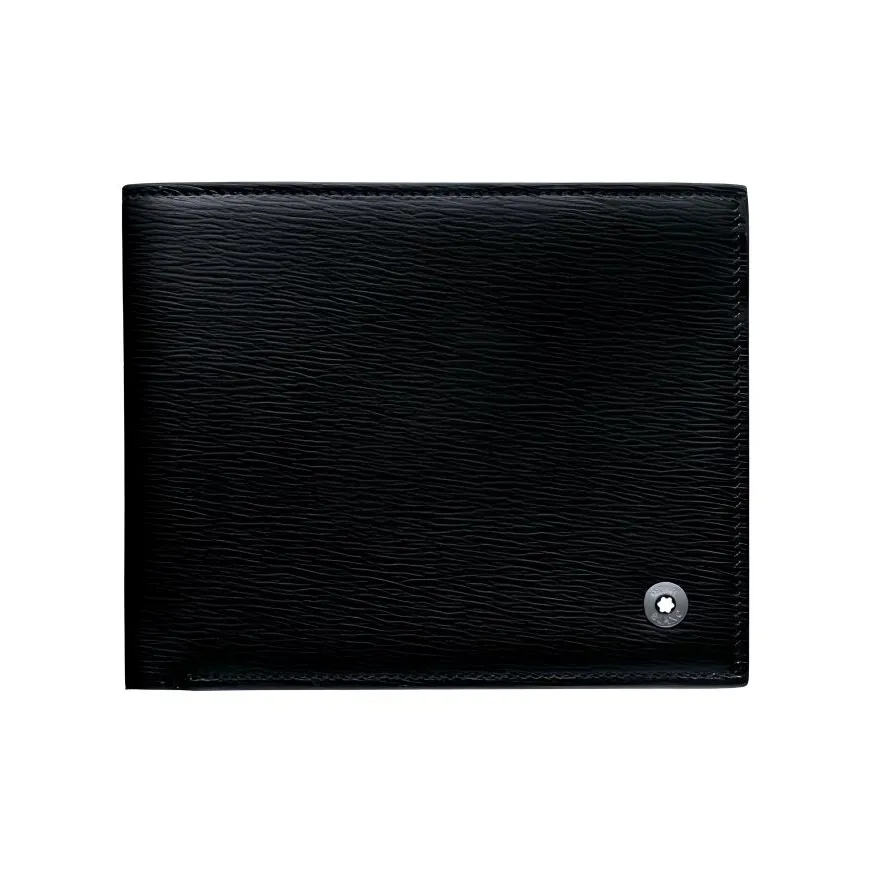 MONTBLANC Кошелек из коровьей кожи мужской черный