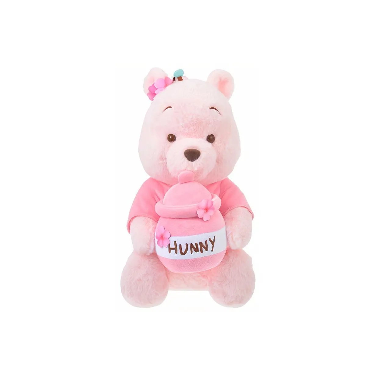 Disney Cherry Blossom Winnie The Pooh Большой Рекомендуемый размер Кукла Плюшевая кукла 44 см 27 см Длина тела