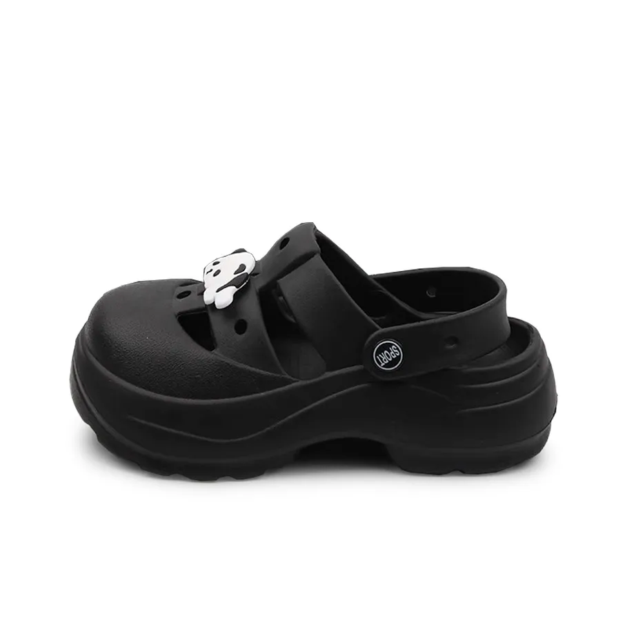 XMISTUO Мультяшный Панда DIY Закрытый носок Сандалии Сабо Женские