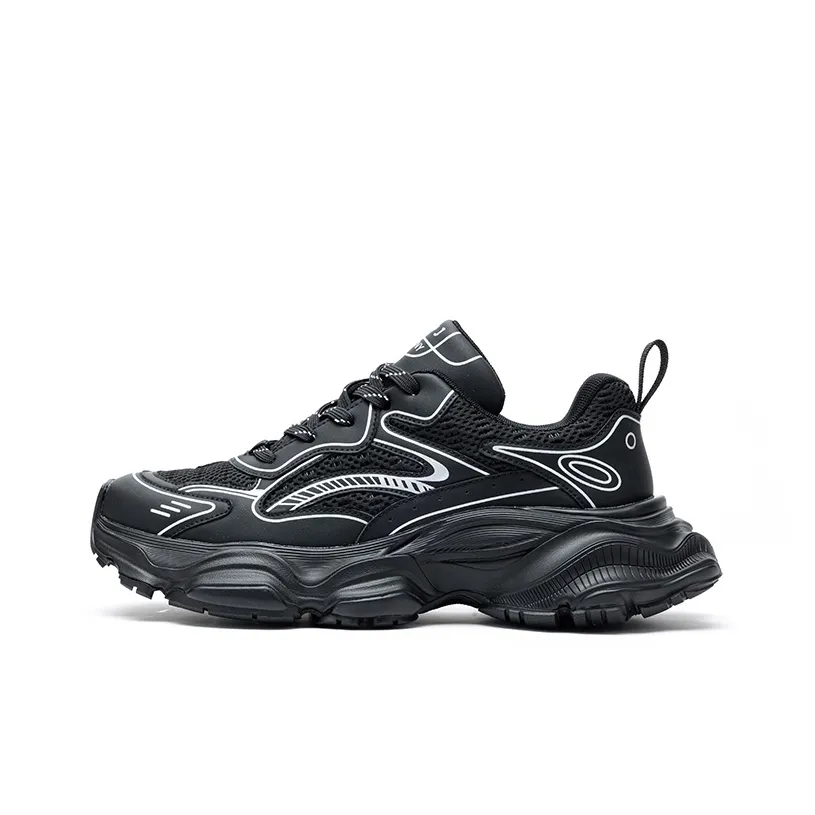 JOSINY Anti Slip Wear Resistant Low Top Chunky Sneakers Men's