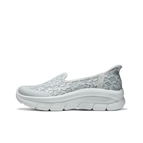 Skechers Modern Comfort Женские повседневные туфли Светло-серый Женские