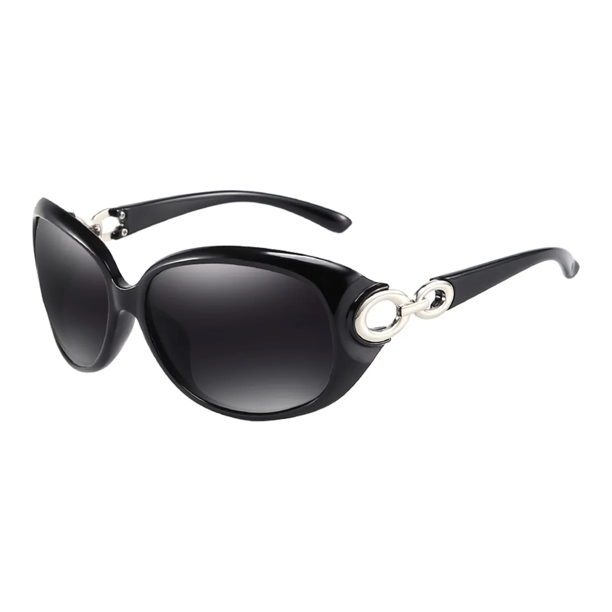 PRETTYALLUSION Oval Sunglasses Women's