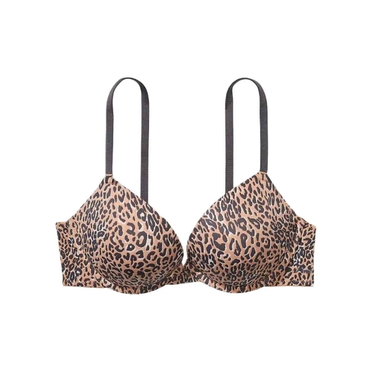 Victoria's Secret PINK Girlish Bra Women's Brown Leopard Print