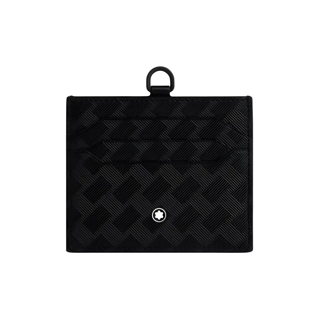 MONTBLANC Коровья кожа с вставкой из кожи кошелек мужской черный