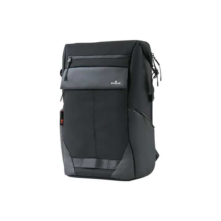 ECHOLAC Ткань Рюкзак Средний Унисекс Черный