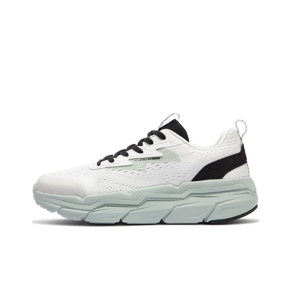 361° Abrasion Resistant Low Top Casual Shoes Men's Gray Green