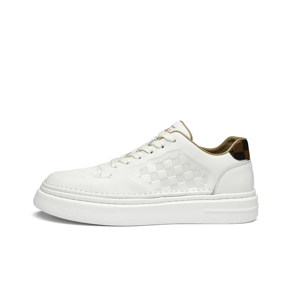 SEPTWOLVES Низкие кроссовки для скейтбординга Мужские Белые