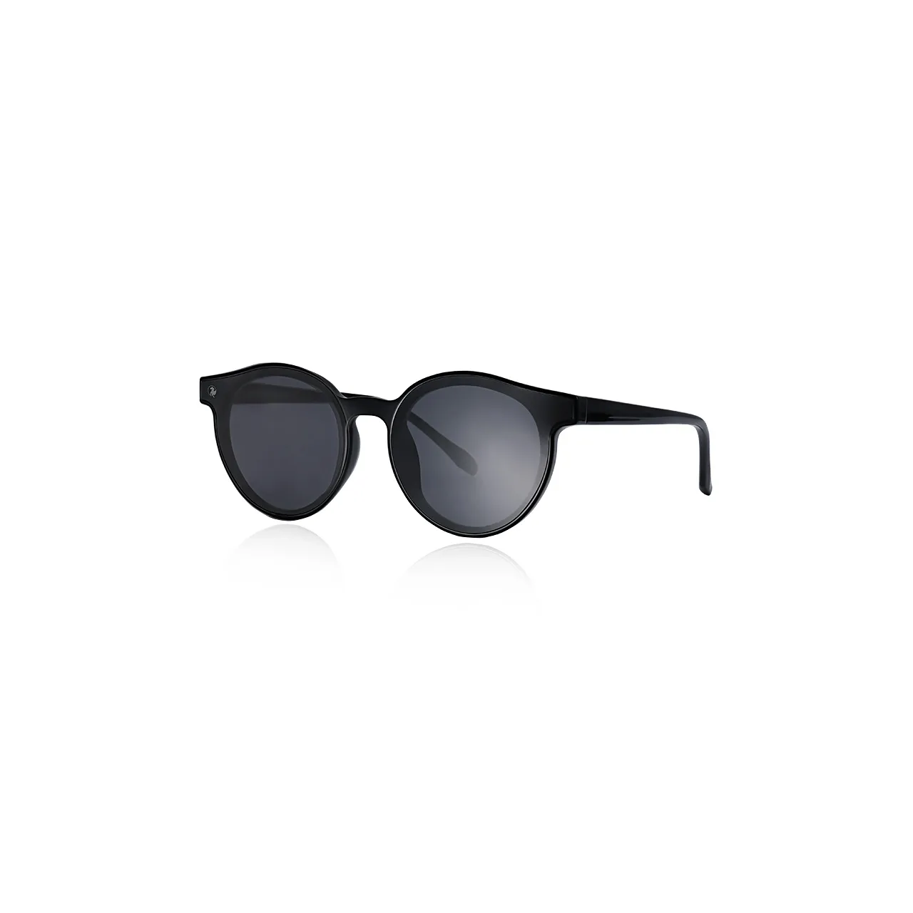 VEGOOS TR90 Resin Round Silver Sunglasses Women's