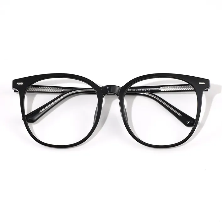 RUOYUN Пластина And Металл TR90 Круглые Функциональные Очки Женские