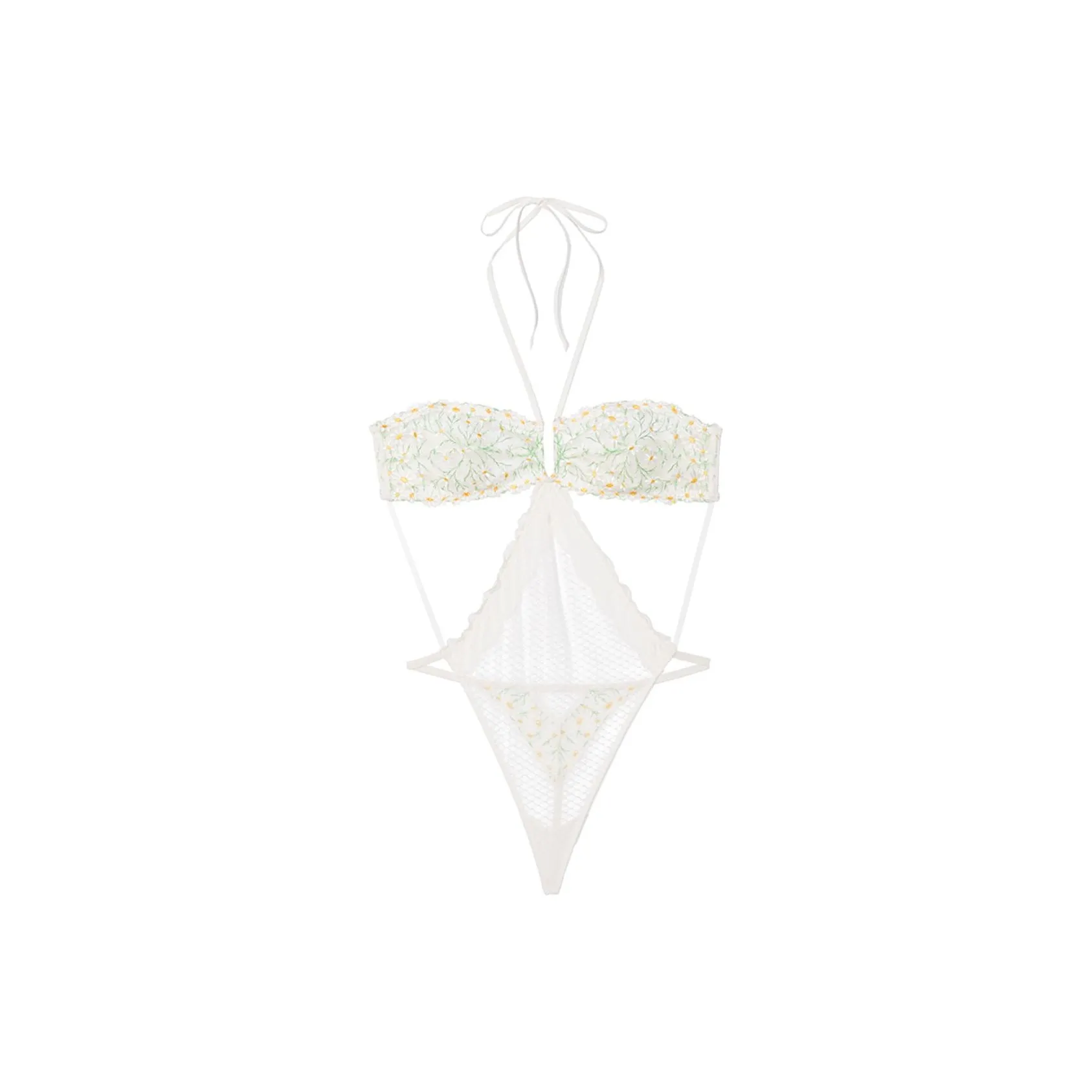 Victoria's Secret VERY SEXY Bodysuits Women's White Embroidery