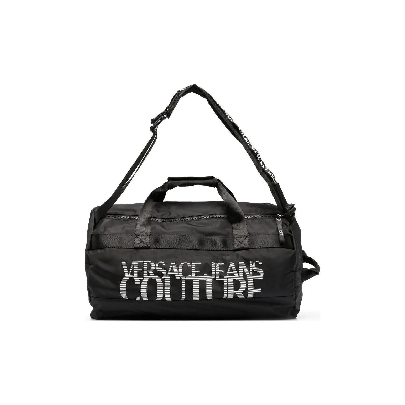 VERSACE JEANS COUTURE Polyester Handbag Shoulder Bag Crossbody Bag Travel Bag Regular Men's Black