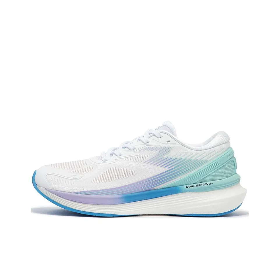 361° Spire 2 Shock Absorbers With Slip Resistant Features Low Top Running Shoes Men's White Purple